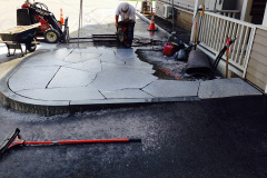 Let the patio commence with Maine granite.